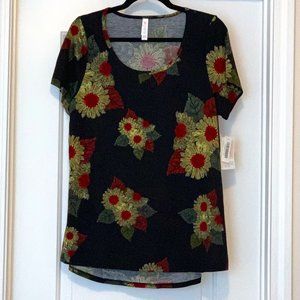 New With Tags LuLaRoe Pointillism Floral Classic T